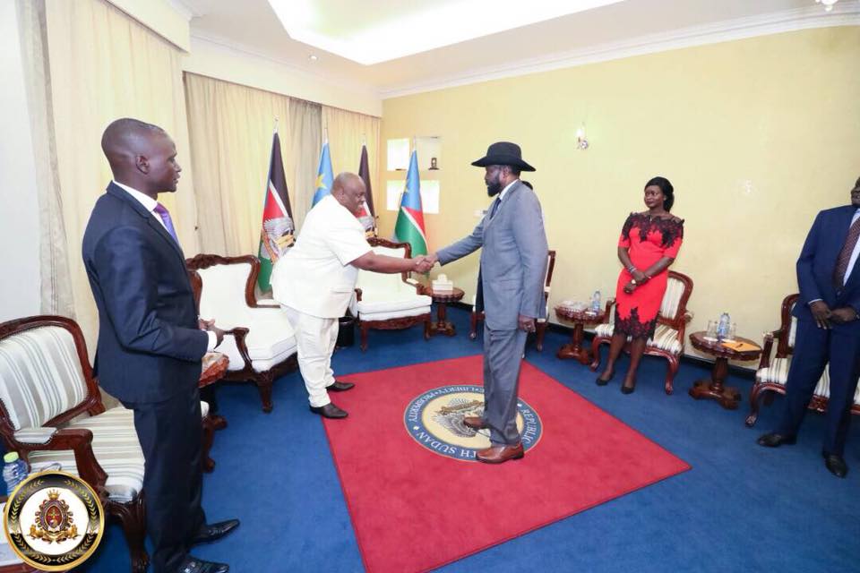 HTP VP-Africa Frnaklin Mondo Mugisha Meets with South Sudanese President Salvar Kiir (2 (6)